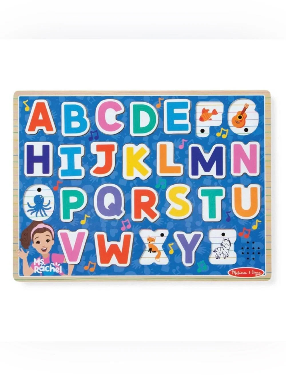 Melissa & Doug® Ms. Rachel™ Wooden Phonics Alphabet Sound Puzzle